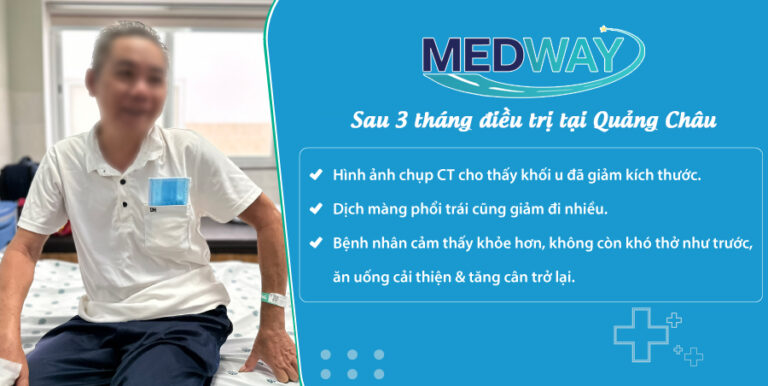 Hành trình hồi sinh của bệnh nhân ung thư phổi sau 3 tháng điều trị tại Quảng Châu